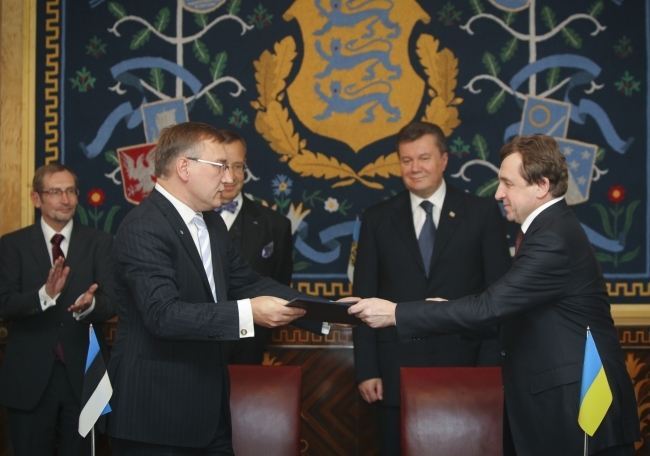 Президент Украины посетил Эстонию