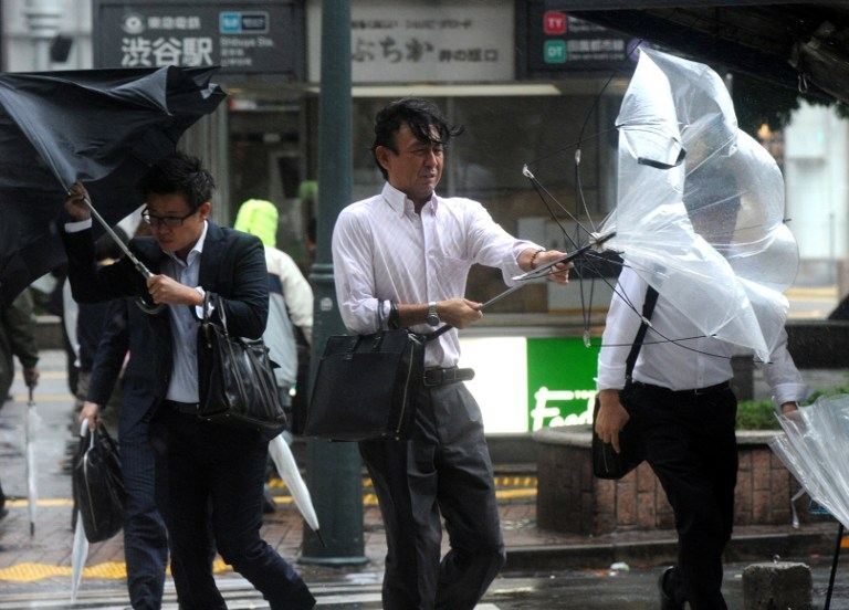 Последствия тайфуна в Японии