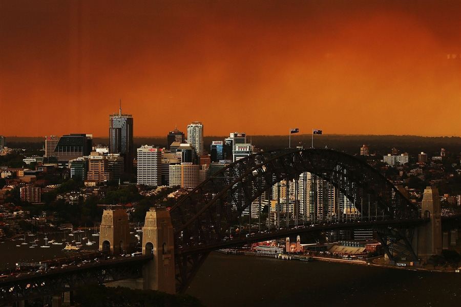 Лесные пожары приближаются к Сиднею
