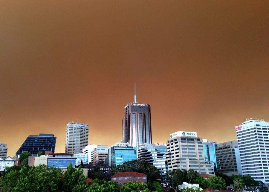 Лесные пожары приближаются к Сиднею