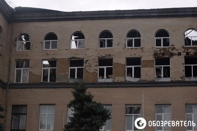 Аграрный университет в Киеве после пожара: залитый водой и без окон 