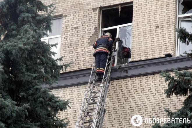 Аграрный университет в Киеве после пожара: залитый водой и без окон 