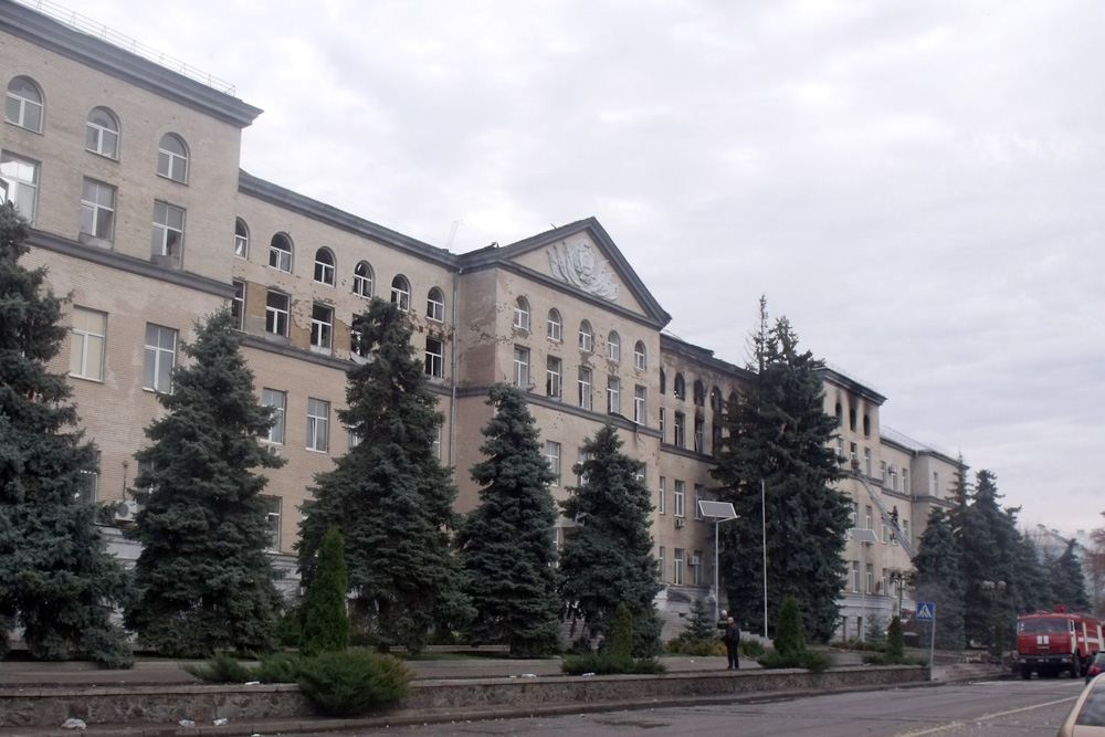В Киеве горел Аграрный университет
