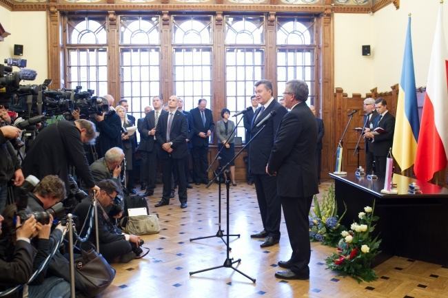 Рабочий визит Виктора Януковича в Республику Польша