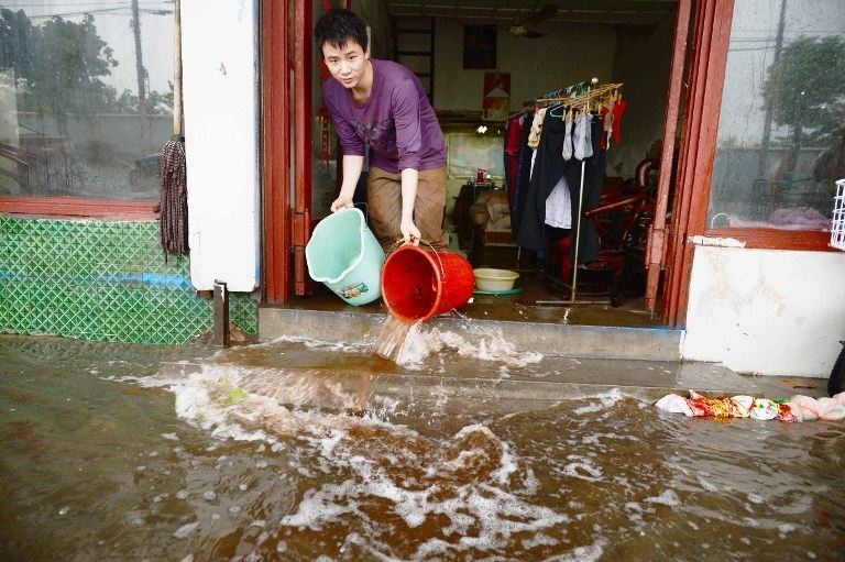 Тайфун Fitow прошелся по Китаю