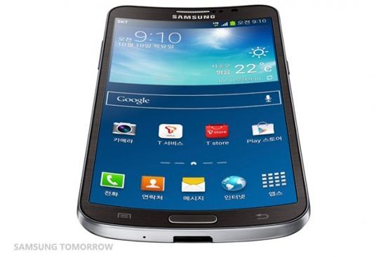 Samsung представила изогнутый смартфон