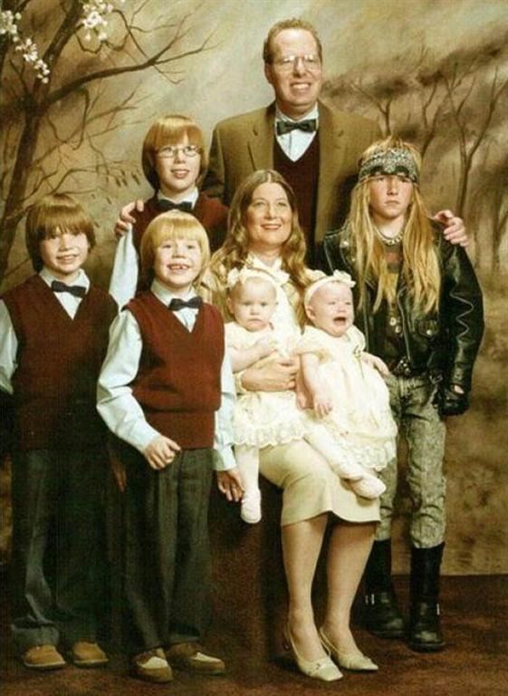 ТОП-10 самых нелепых семейных фото американцев