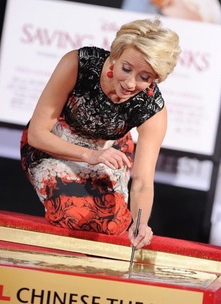 Эмма Томпсон упала в цемент