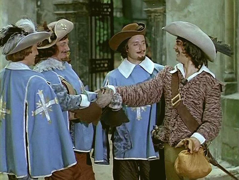 Цікавинки про старому фільмі "Д'Артаньян і три мушкетери"