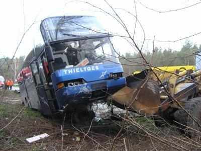 На Житомирщине столкнулись два автобуса с пассажирами