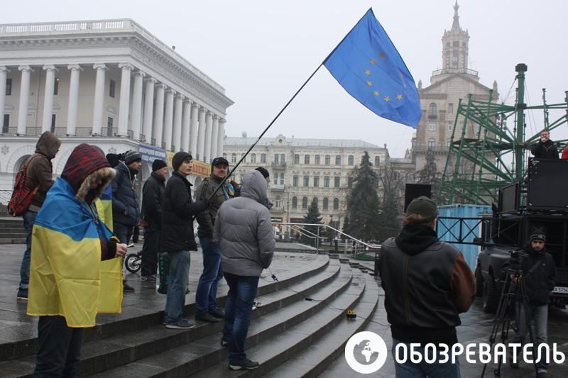 На Майдані Незалежності триває акція протесту