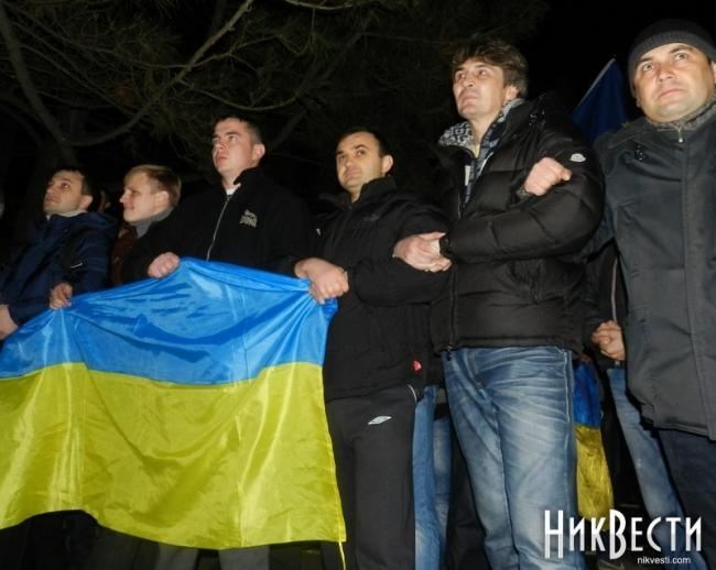 У Миколаєві учасники Евромайдана дали відсіч силовикам