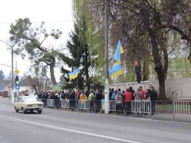 На Ривненщине студенты организовали Евромайдан
