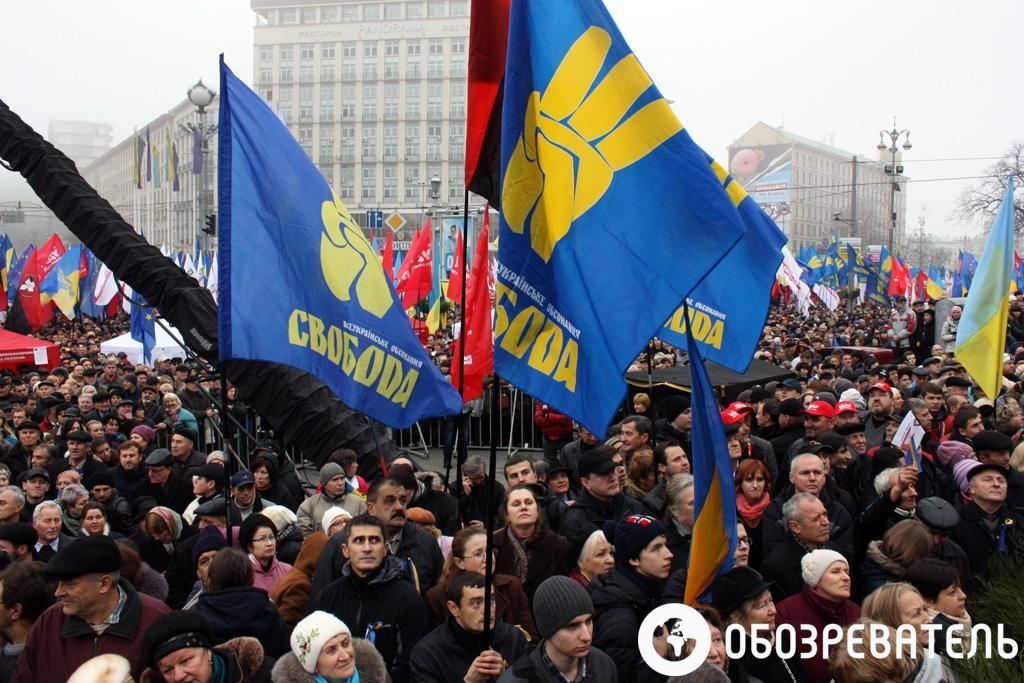 Київський Евромайдан зібрав 100 тисяч учасників