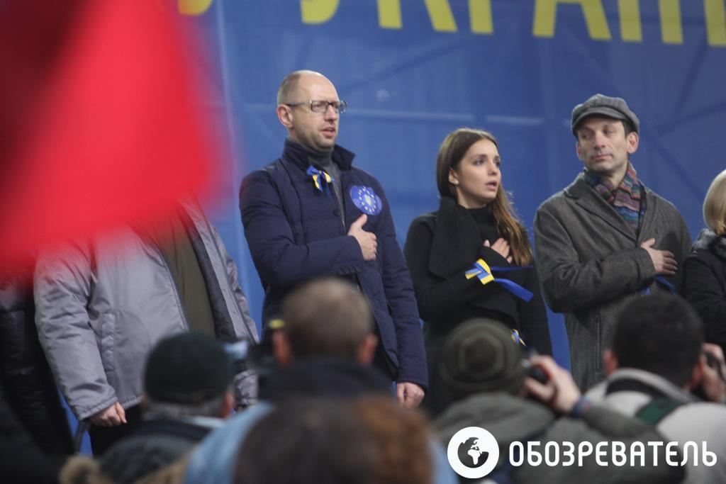 Київський Евромайдан зібрав 100 тисяч учасників