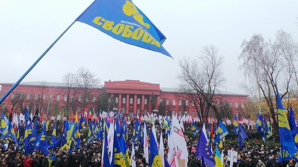 Опозиція нарахувала в парку Шевченка більше 10 тис. прихильників євроінтеграції