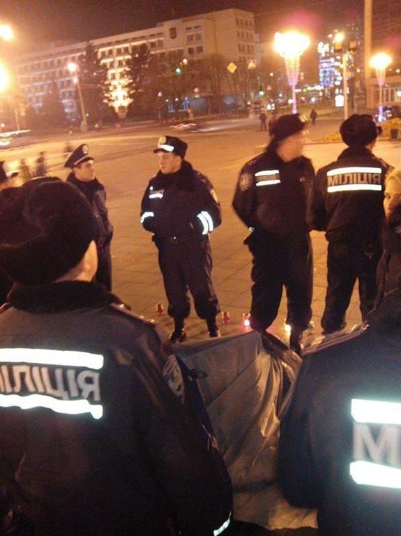 Правоохоронці розігнали Евромайдан в Черкасах