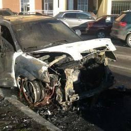 Одному из организаторов Евромайдана сожгли авто