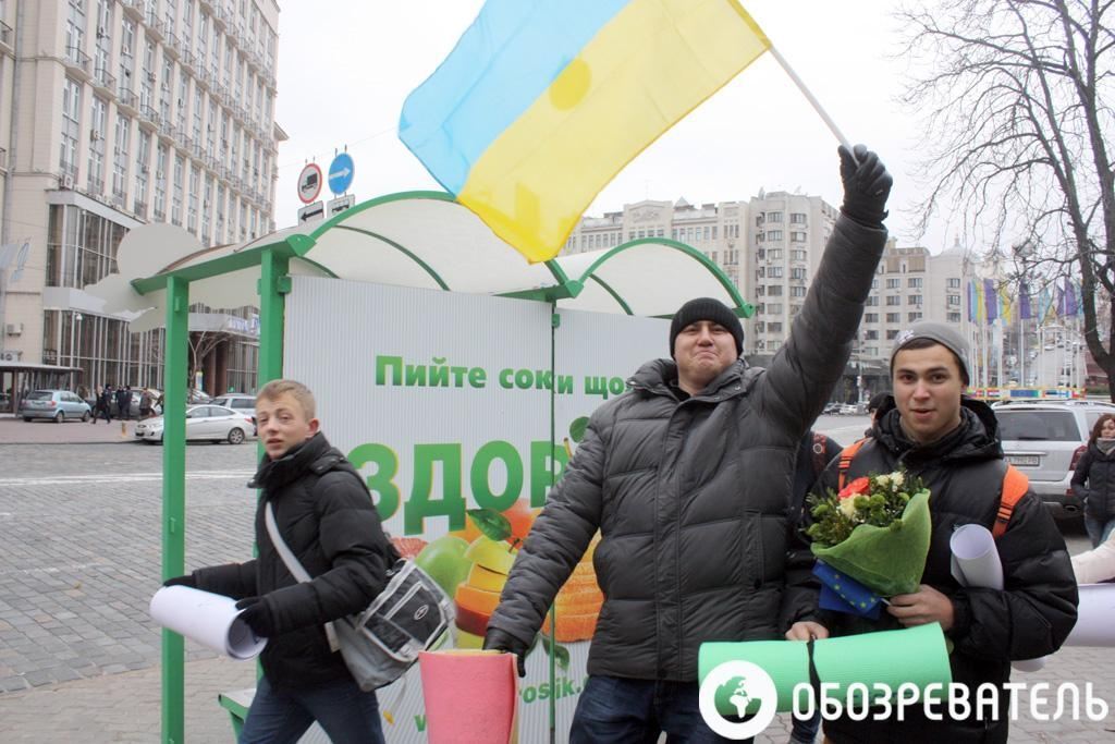 Евромайдан перемістився на Майдан