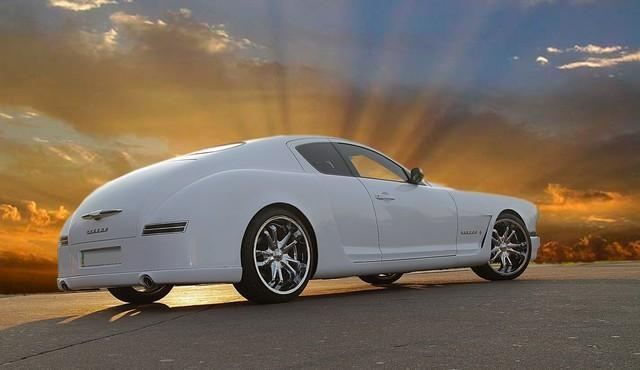 Киевляне собрали "Победу" в стиле Bugatti из нескольких иномарок