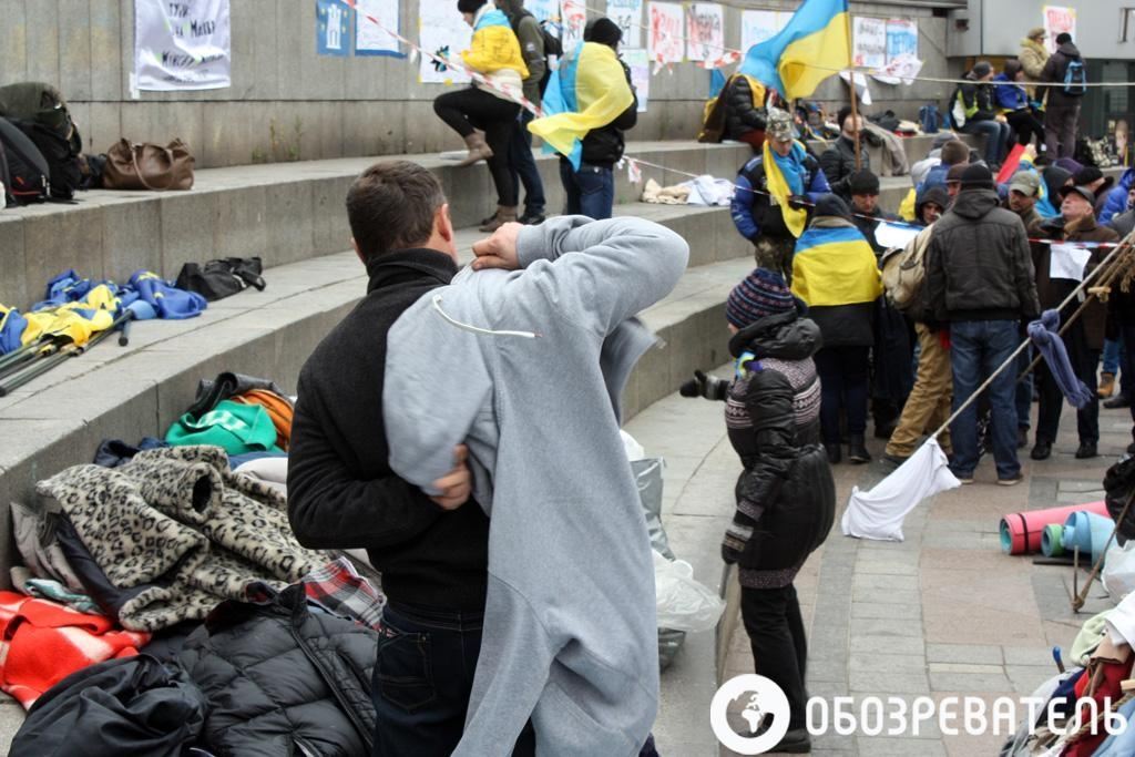 Евромайдан перемістився на Майдан