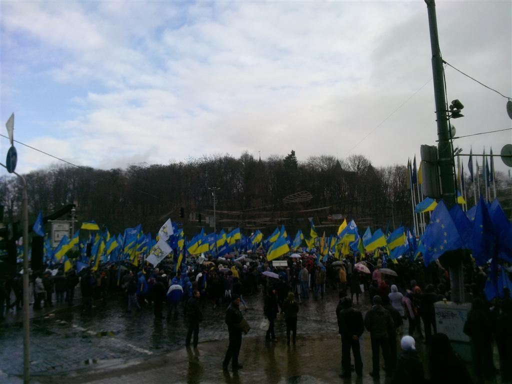 Партия регионов насчитала на своем митинге 50 тыс. человек