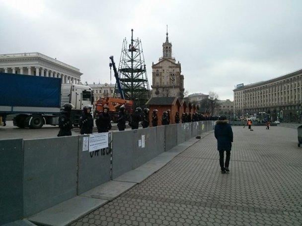 На Майдані "Беркут" заблокував виходи з підземки