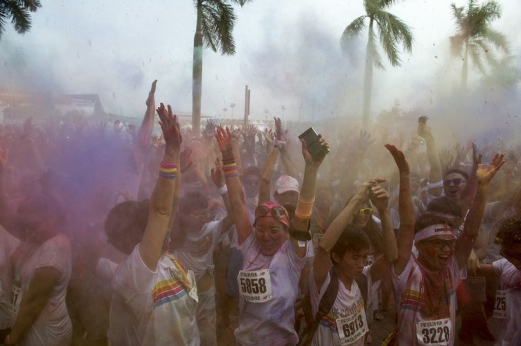 Кольоровий забіг в Китаї