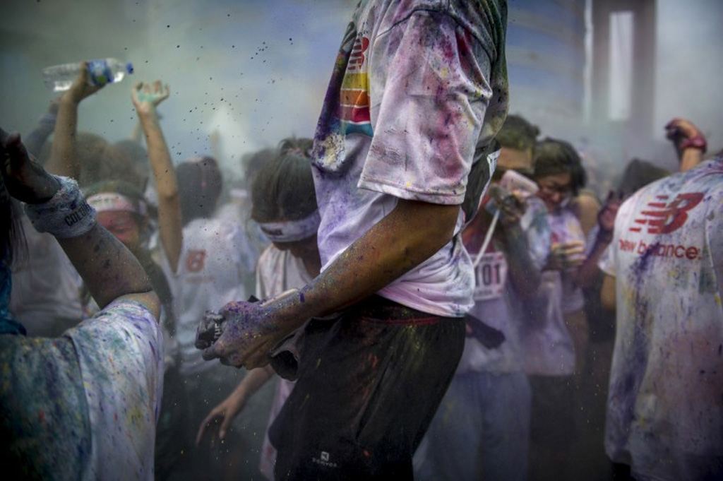 Кольоровий забіг в Китаї