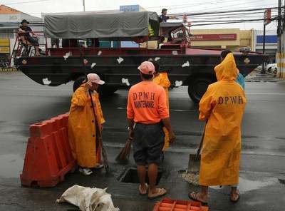 На Филиппины обрушился сильнейший тайфун