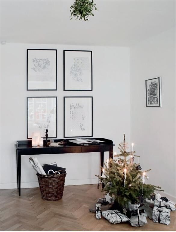 Новогодний декор в скандинавском стиле