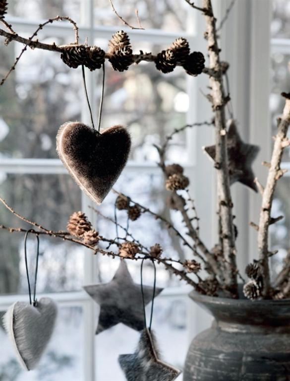 Новогодний декор в скандинавском стиле