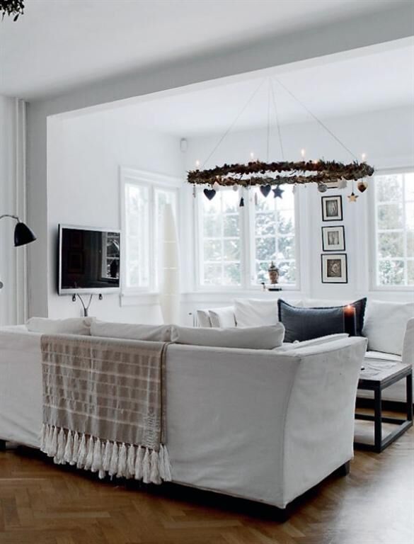 Новогодний декор в скандинавском стиле