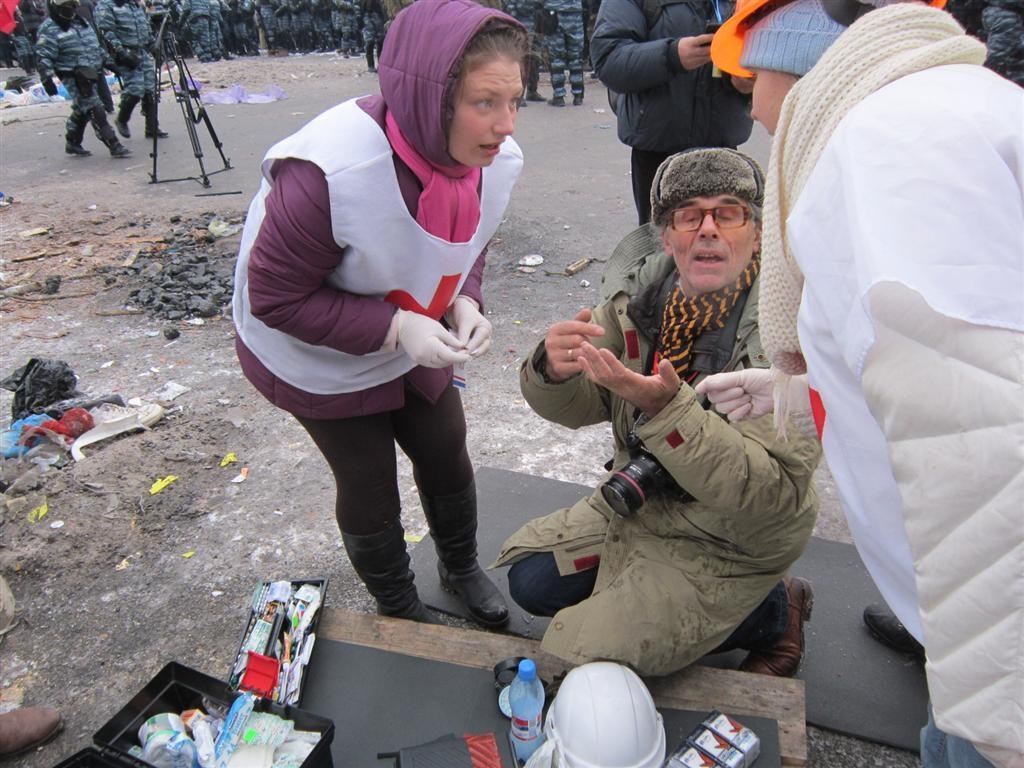 Штурм Евромайдана. Фотохроника