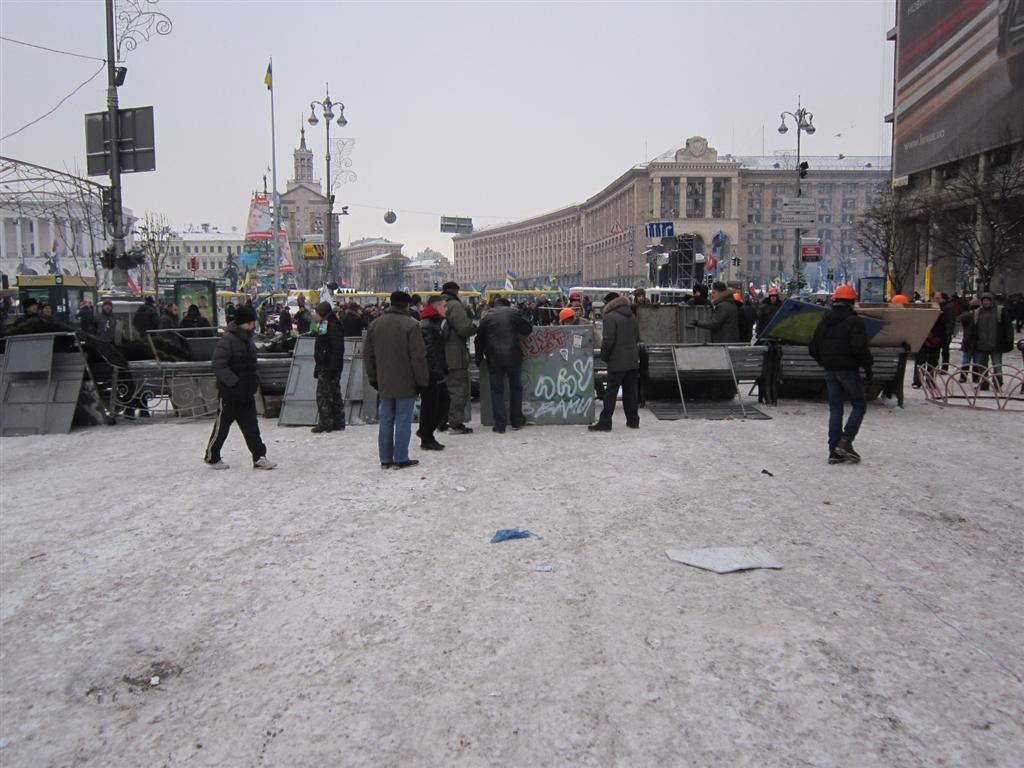 Штурм Евромайдана. Фотохроника