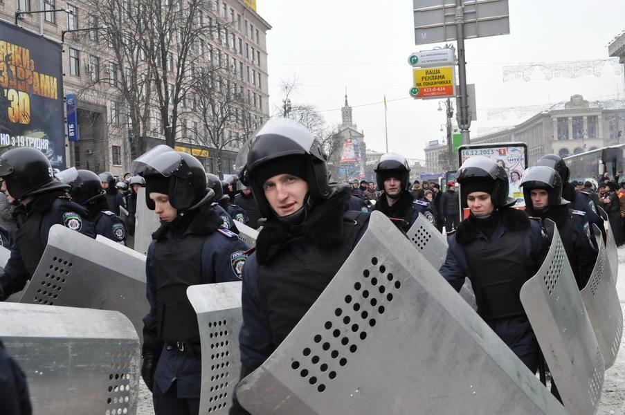 "Беркут" склав зброю і покинув Майдан