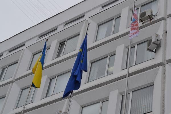 Через підняття прапора ЄС у мерії Черкас відкрито кримінальне провадження