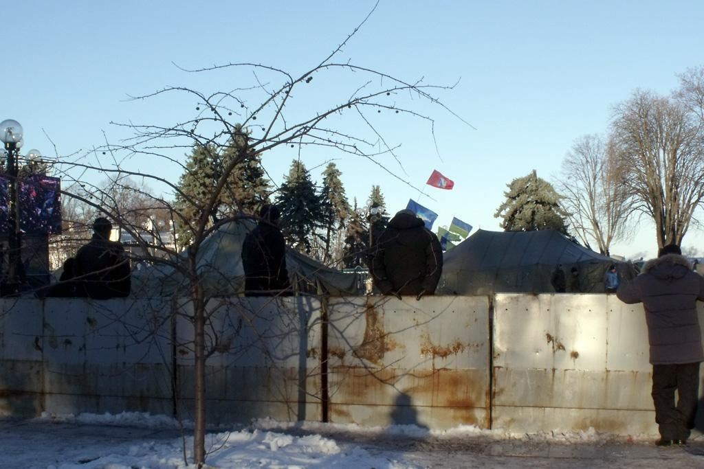 Быт Антиевромайдановцев в Мариинском парке