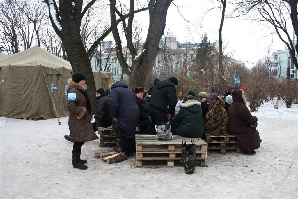 Антимайдан в Мариинском парке