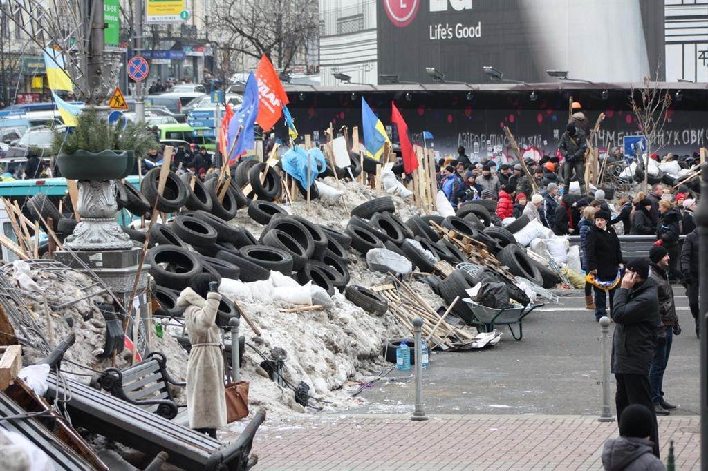 "День достоинства" на Евромайдане