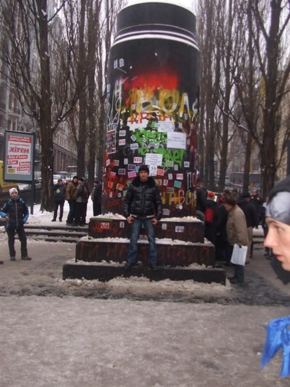 Луганчанин похвастался, как громил памятник Ленину в Киеве