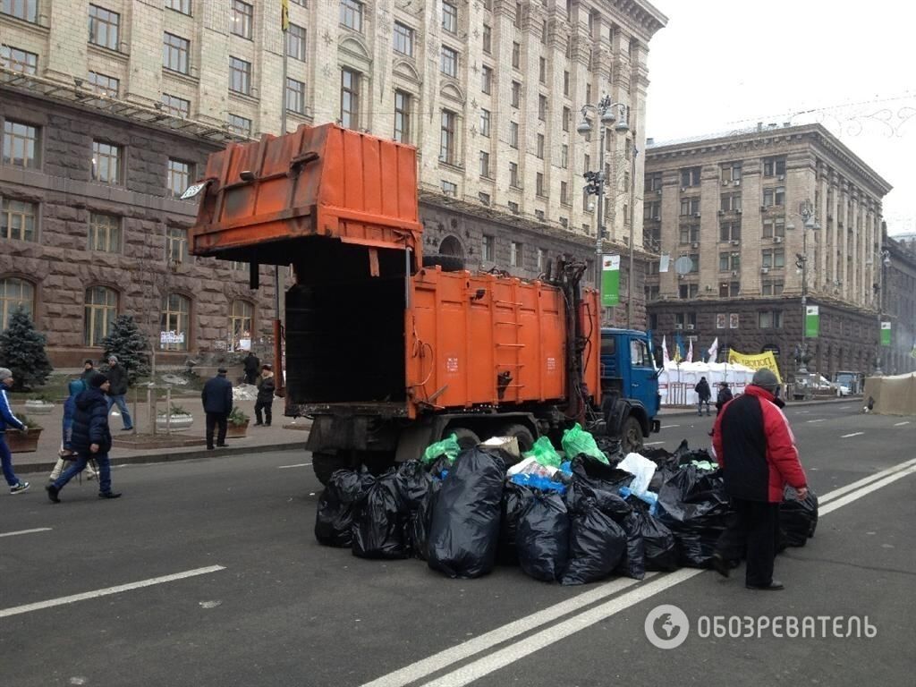 Евромайдан укрепляет оборону