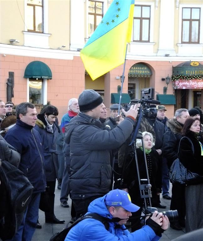 На одеському Евромайдане збирають гроші на відставку Януковича