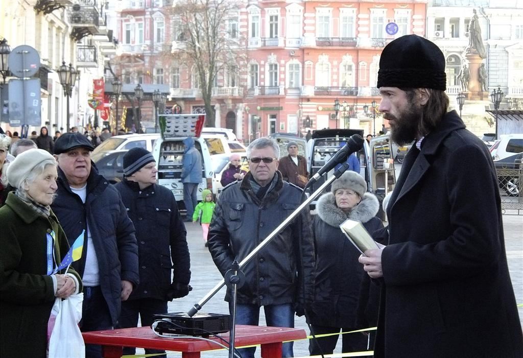 На одеському Евромайдане збирають гроші на відставку Януковича
