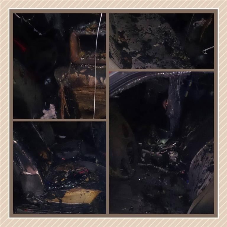 Ночью сожгли машину харьковского Евромайдана