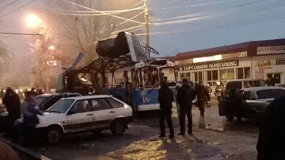 Вибух у тролейбусі у Волгограді