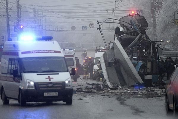 Взрыв в троллейбусе в Волгограде
