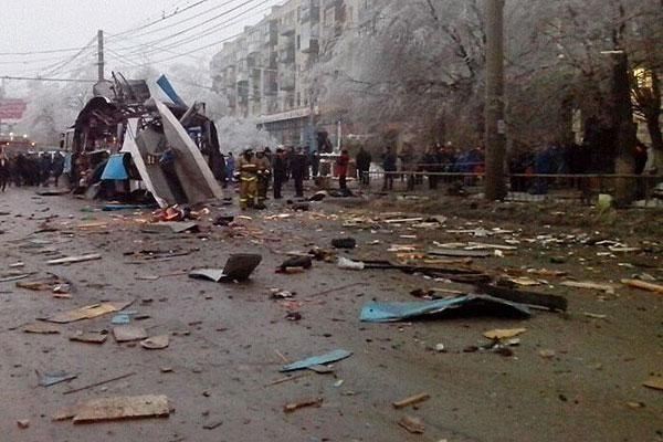 Взрыв в троллейбусе в Волгограде