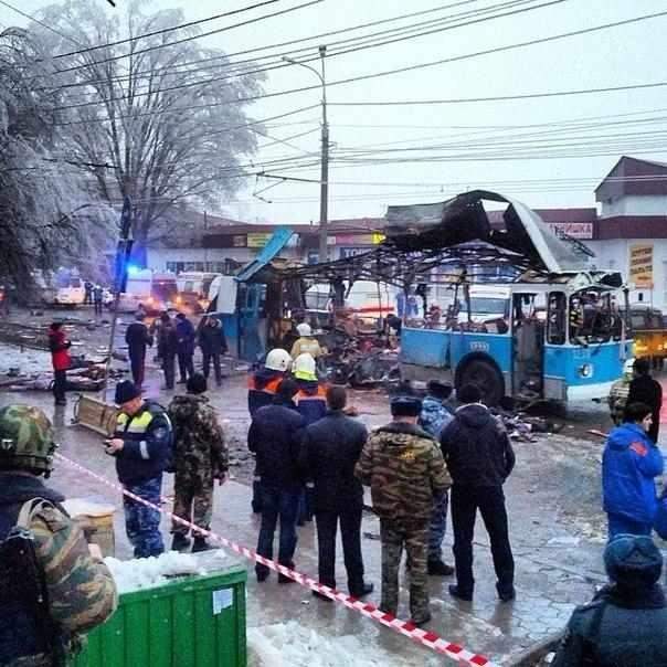 Взрыв в троллейбусе в Волгограде