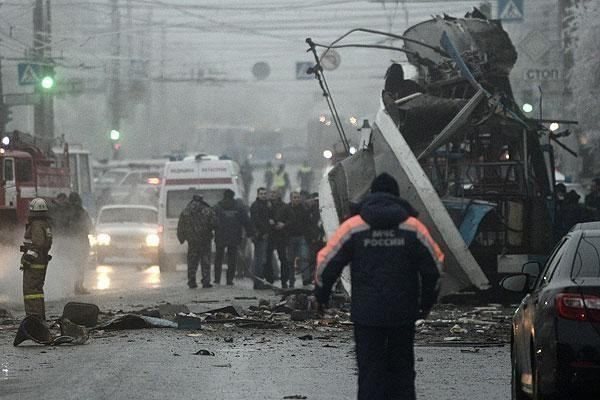 Взрыв в троллейбусе в Волгограде